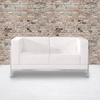 image:imageFlash Furniture HERCULES Imagination Series Contemporary White LeatherSoft Loveseat with Encasing FrameMelrose White