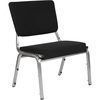 image:imageFlash Furniture HERCULES Series 1000 lb Rated Black Antimicrobial Fabric Bariatric Medical Reception Chair with 34 Panel BackBlack Fabric