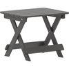 image:imageFlash Furniture Halifax Outdoor Folding Side Table Portable AllWeather HDPE Adirondack Side Table BlueGrey