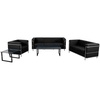 image:imageFlash Furniture Hercules Regal Series Contemporary Gray LeatherSoft Chair with Encasing FrameBlack