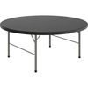 image:imageFlash Furniture Kathryn 589Foot Round BiFold Granite Black Plastic Banquet and Event Folding Table with Carrying HandleGranite Black