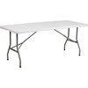 image:imageFlash Furniture Kathryn Commercial Grade 6Foot BiFold Granite Black Plastic Folding TableGranite White