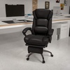 image:imageFlash Furniture Martin High Back Black LeatherSoft Executive Reclining Ergonomic Swivel Office Chair with Outer Lumbar Cushion and Arms