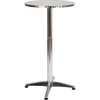 image:imageFlash Furniture Metal Bar Table  Aluminum Patio Table  Mellie 235H Round Bar Height Table  IndoorOutdoor  BlackAluminum