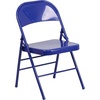 image:imageFlash Furniture Metal Folding Chairs Impulsive Purple Pack of 2Set of 1