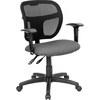 image:imageFlash Furniture MidBack Navy Blue Mesh Swivel Task Office Chair with Back Height AdjustmentGrey
