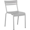 image:imageFlash Furniture Nash Commercial Grade Steel Stack Chair IndoorOutdoor Armless Chair with 2 Slat Back BlackSilver