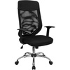 image:imageFlash Furniture Noreen High Back Black Mesh Executive Swivel Office Chair with Arms
