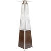 image:imageFlash Furniture Outdoor Patio Heater with Wheels  Silver  42000 BTU  75 Feet Tall  Stainless Steel  For Residential and Commercial UseBronze