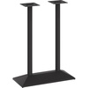 image:imageFlash Furniture Palis 27 x 15 IndoorOutdoor Dining Height Double Column Table Base Cast Iron Base with Steel Columns Black  Fits 30 x 48 Table TopsBlack