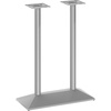 image:imageFlash Furniture Palis 27 x 15 IndoorOutdoor Dining Height Double Column Table Base Cast Iron Base with Steel Columns Black  Fits 30 x 48 Table TopsSilver