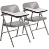 image:imageFlash Furniture Ralph Premium Steel Folding Chair with Right Handed Tablet ArmSet of 2