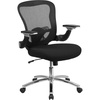 image:imageFlash Furniture Sam MidBack Black Mesh Executive Swivel Ergonomic Office Chair with Height Adjustable FlipUp Arms