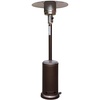 image:imageFlash Furniture Sol Patio Outdoor HeatingBronze Stainless Steel 40000 BTU Propane Heater with Wheels for Commercial amp Residential Use75 Feet TallBronze
