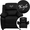 image:imageFlash Furniture TXT Black Kids ReclinerBlack