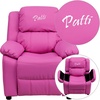 image:imageFlash Furniture TXT Hot Pink VYL Kids Recliner