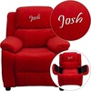image:imageFlash Furniture TXT Purple MIC Kids ReclinerRed