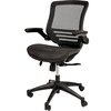 image:imageFlash Furniture Warfield MidBack Transparent Black Mesh Executive Swivel Office Chair with Black Frame and FlipUp ArmsBlack MeshBlack Frame