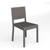 image:imageMartha Stewart Bedford IndoorOutdoor Stackable Patio Chair with Rattan Wicker Finish in GrayGrey