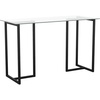 image:imageMartha Stewart Eli Home Office Desk with Glass Top and Steel Frame Oil Rubbed BronzeClear TopOil Rubbed Bronze Frame