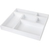 image:imageMartha Stewart Enzo Wooden Desk Drawer Organizer Set Engineered Wood Organizers in Various Sizes 6 Piece WhiteWhite