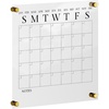image:imageMartha Stewart Grayson Acrylic Dry Erase Wall Calendar with Dry Erase Marker 14 Square Clear with Black PrintClearBlack