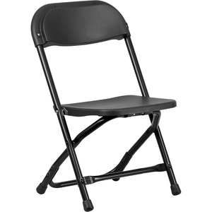 image:imageFlash Furniture 2 Pack Kids Black Plastic Folding ChairBlack