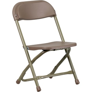 image:imageFlash Furniture 2 Pack Kids Black Plastic Folding ChairBrown