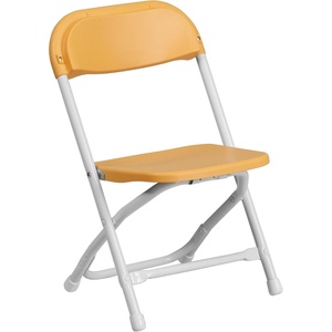 image:imageFlash Furniture 2 Pack Kids Black Plastic Folding ChairYellow