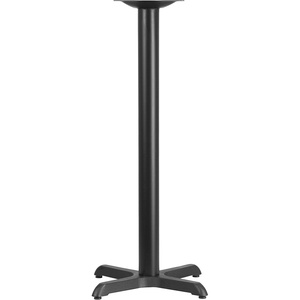 image:imageFlash Furniture 22 x 22 Restaurant Table XBase with 3 Dia Bar Height Column