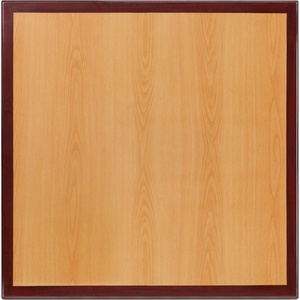 image:imageFlash Furniture 36 Square 2Tone HighGloss Cherry  Mahogany Resin Table Top with 2 Thick DropLipCherryMahogany