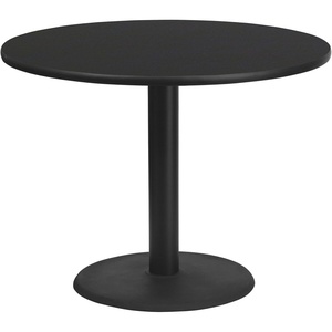 image:imageFlash Furniture 42 Round Black Laminate Table Top with 24 Round Table Height BaseBlack