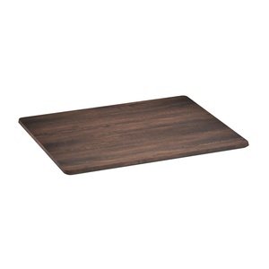 image:imageFlash Furniture Acadia 24 x 30 Dark Brown Tabletop TopGuard HPL Seamless Edge Scratch amp Stain Resistant AllWeather Durability Commercial GradeDark Brown