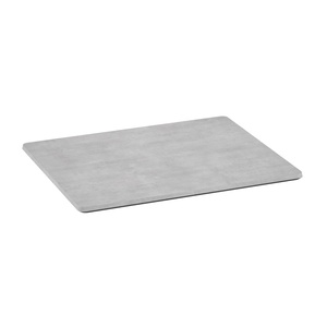 image:imageFlash Furniture Acadia 24 x 30 Dark Brown Tabletop TopGuard HPL Seamless Edge Scratch amp Stain Resistant AllWeather Durability Commercial GradeGray Faux Concrete