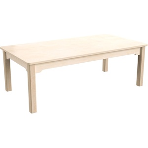 image:imageFlash Furniture Bright Beginnings Commercial Rectangular Classroom Table  Wooden Preschool Activity Table  Greenguard Certified Wood  235 W x 47 D x 145 H Beech