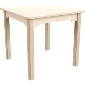 image:imageFlash Furniture Bright Beginnings Commercial Square Classroom Table  Wooden Preschool Activity Table  Greenguard Certified Wood  235 W x 2125 H Beech Finish