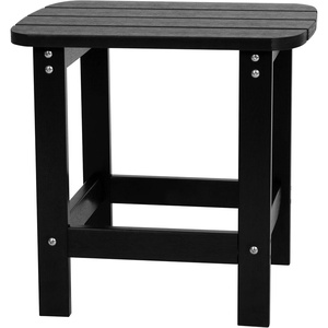 image:imageFlash Furniture Charlestown Tiered Commercial Poly Resin Adirondack Side Table  Lime Green  AllWeather  IndoorOutdoorBlack
