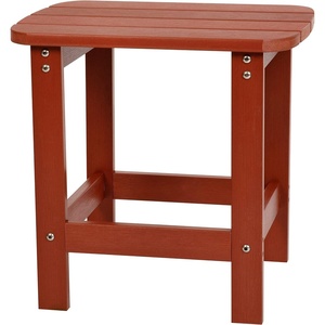 image:imageFlash Furniture Charlestown Tiered Commercial Poly Resin Adirondack Side Table  Lime Green  AllWeather  IndoorOutdoorRed