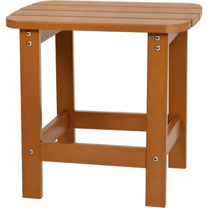 image:imageFlash Furniture Charlestown Tiered Commercial Poly Resin Adirondack Side Table  Lime Green  AllWeather  IndoorOutdoorTeak