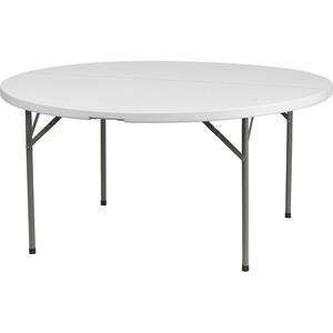 image:imageFlash Furniture Elon Commercial Grade 5Foot Round Granite White Plastic Folding TableGranite White