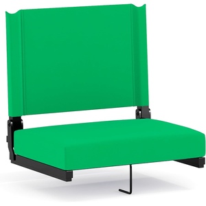 image:imageFlash Furniture Grandstand Portable Stadium Seat for Bleachers or Benches Folding Padded Stadium Chair with Carrying Handle 500 lb Weight Capacity PurpleBright Green