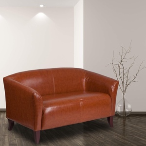 image:imageFlash Furniture HERCULES Imperial Series Cognac LeatherSoft Loveseat