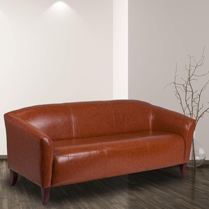 image:imageFlash Furniture HERCULES Imperial Series Cognac LeatherSoft SofaCognac