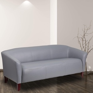 image:imageFlash Furniture HERCULES Imperial Series Cognac LeatherSoft SofaGrey
