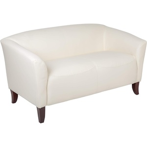 image:imageFlash Furniture HERCULES Imperial Series Ivory LeatherSoft Loveseat
