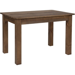 image:imageFlash Furniture HERCULES Series 46 x 30 Rectangular Antique Rustic White Solid Pine Farm Dining TableAntique Rustic