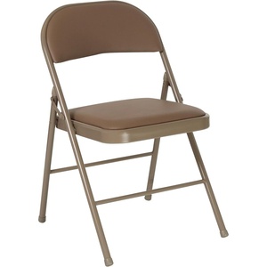 image:imageFlash Furniture HERCULES Series Double Braced Beige Vinyl Folding ChairBeige