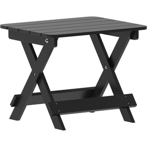 image:imageFlash Furniture Halifax Outdoor Folding Side Table Portable AllWeather HDPE Adirondack Side Table BlueBlack