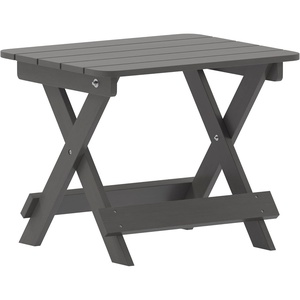 image:imageFlash Furniture Halifax Outdoor Folding Side Table Portable AllWeather HDPE Adirondack Side Table BlueGrey