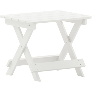 image:imageFlash Furniture Halifax Outdoor Folding Side Table Portable AllWeather HDPE Adirondack Side Table BlueWhite